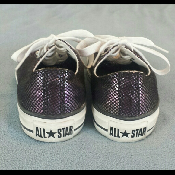 Purple Shimmer Converse