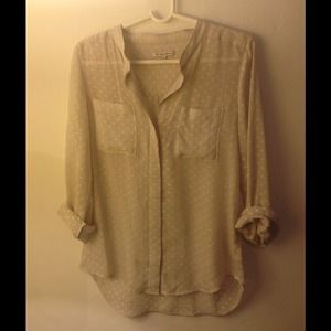 Madewell silk blend blouse