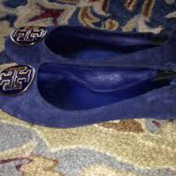 ⛳️⛳️SOLD⛳️⛳️Blue Suede Tory Burch Reva - Picture 2 of 4