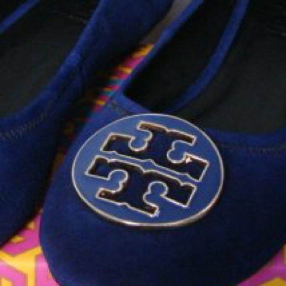 ⛳️⛳️SOLD⛳️⛳️Blue Suede Tory Burch Reva - Picture 4 of 4