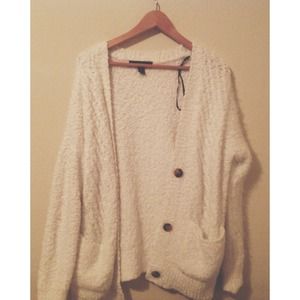 Thick long cardigan