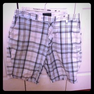 Plaid men's shorts