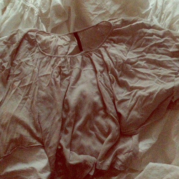 Gray flowy top from nasty gal