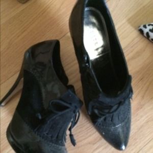 White House black market patent leather shoes