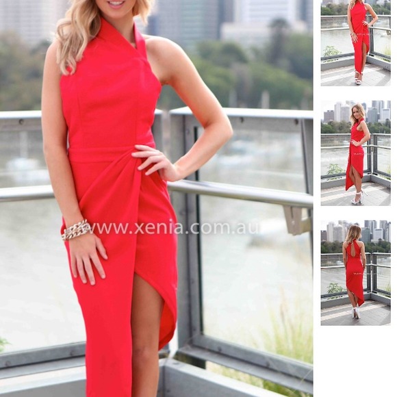 Red Midi Dress