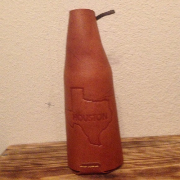NEW Leather Beer  Bottle Koozie price went 👎😍