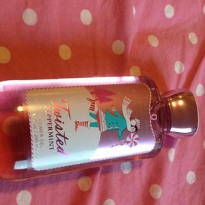 Full size discontinued twisted peppermint shower