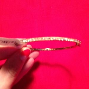 Rose gold bangle bracelet