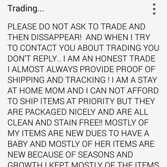 PLEASE READ BEFORE ASKING TO TRADE!