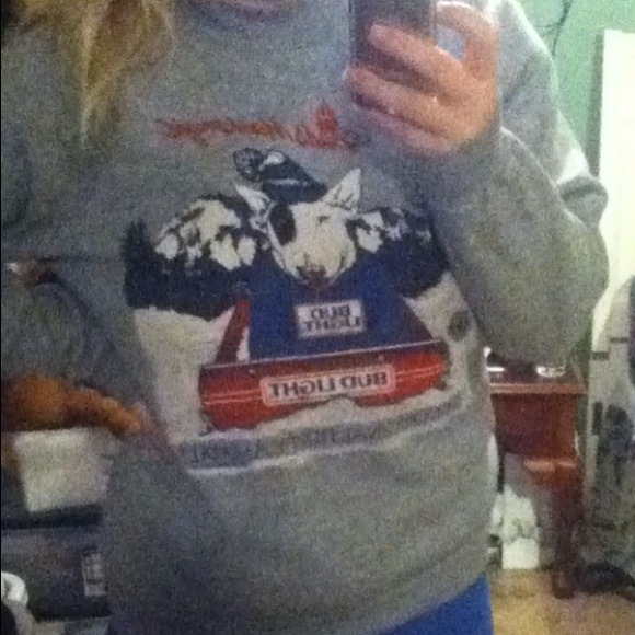 Vintage bud light "Spuds Mackenzie" sweater