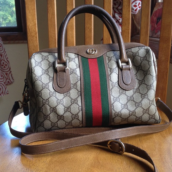 Gucci Handbags - Gucci Boston Vintage brown bag
