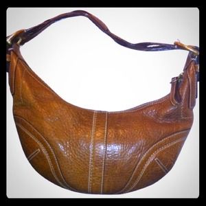 Distressed Leather Coach Soho Purse
