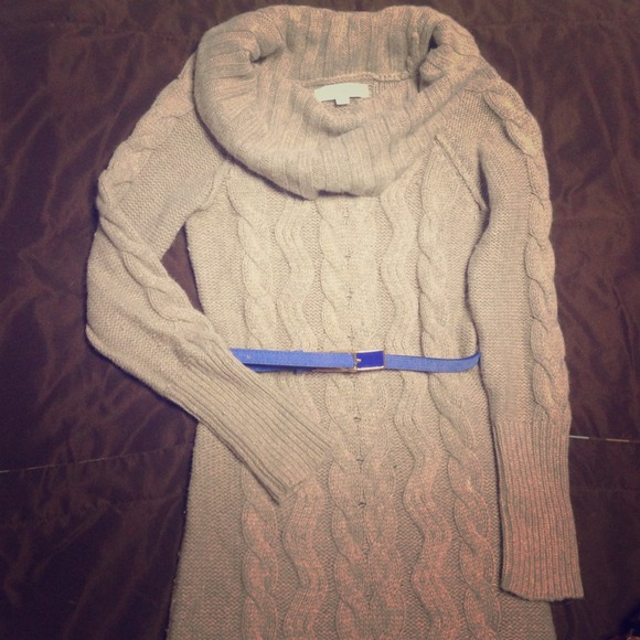 Ann Taylor LOFT knitted sweater dress