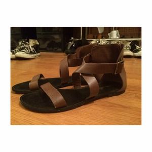 Brown Strappy Sandals