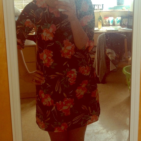 Everly floral shift dress/tunic