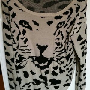 Tiger print sweater