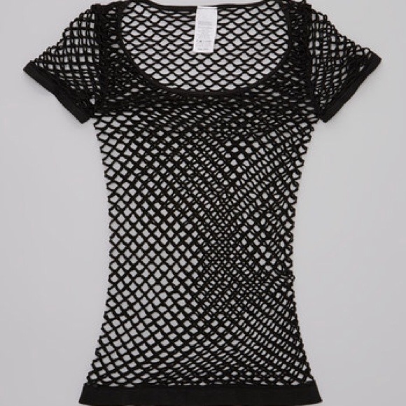 Forever 21 fishnet tee