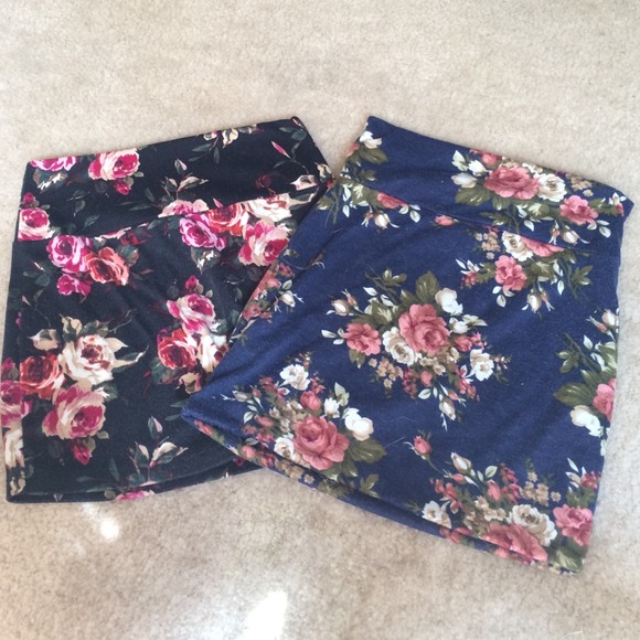Poetry Dresses & Skirts - Blue Flower Skirt