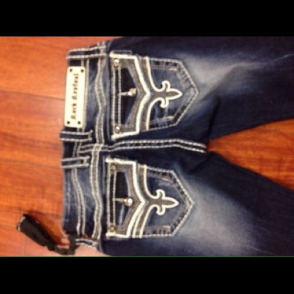 ❌SOLD VIA PP❌New rock revival ena skinny jeans - Picture 1 of 4