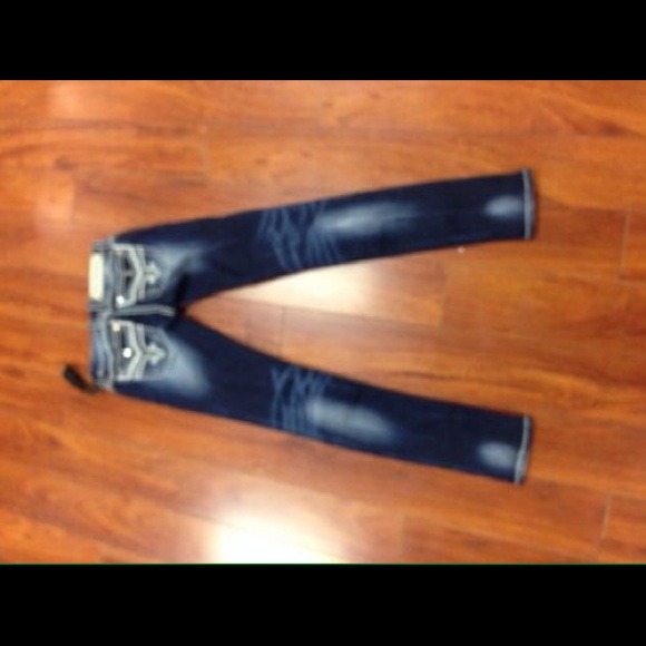 ❌SOLD VIA PP❌New rock revival ena skinny jeans - Picture 3 of 4