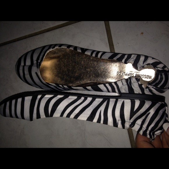 Zebra print shoes