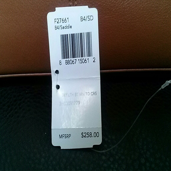 SOLD..COACH cognac handbag - Picture 3 of 4