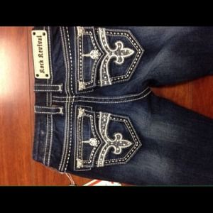 New rock revival Louise skinny jeans