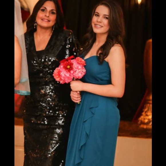 80's sequence dress black - Picture 3 of 4