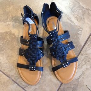 SOLD. Black Sandals