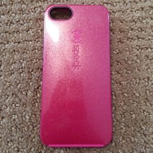 Brand new Speck iPhone 5/5s sparkle/hot pink case