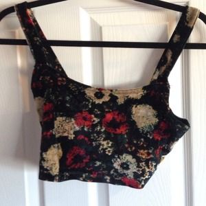 Velvet Crop Top