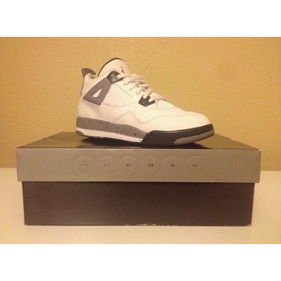 White Cement Retro 4 Jordans