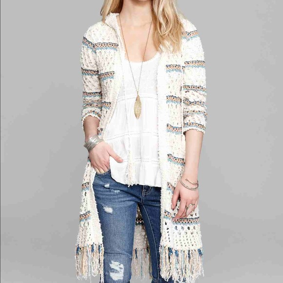 🚨SALE!LAST CHANCE🚨Free People long knit cardigan