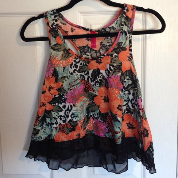 Floral crop top - Picture 1 of 1