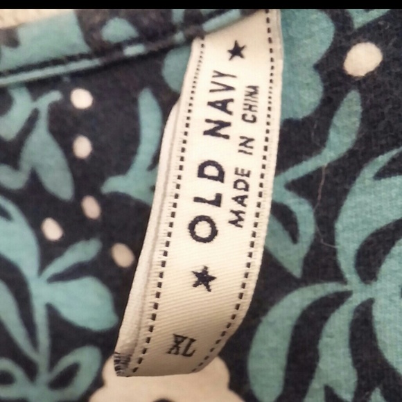 Girls xl old navy blue print dress - Picture 2 of 2