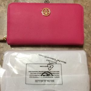 Robinson Zip Continental Wallet pink