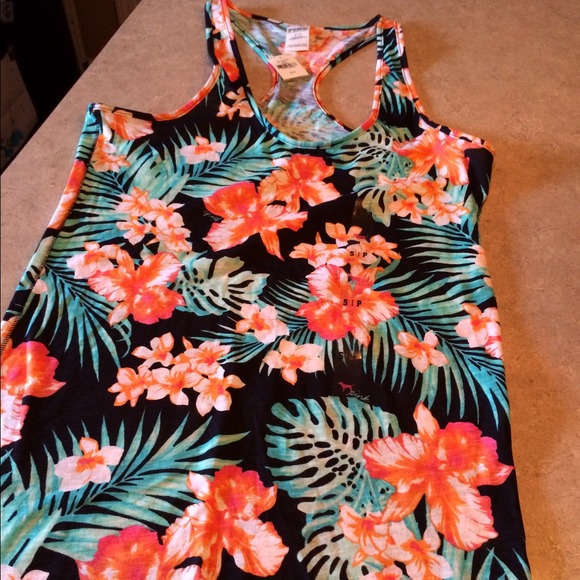 PINK Victoria's Secret Tops - TROPICAL TANK BY PINK
