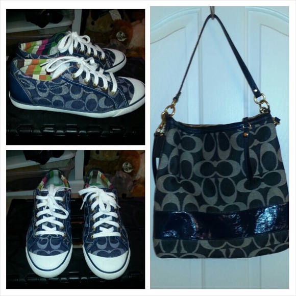 Authentic Coach purse & authentic coach shoes