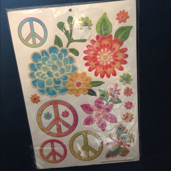 New soft plush wall decals never used