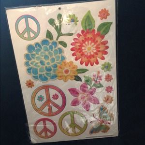 New soft plush wall decals never used