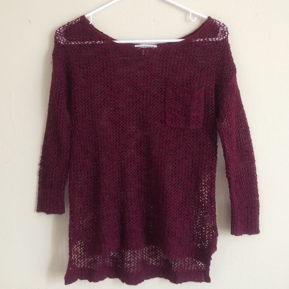 American Eagle Outfitters Sweaters - Sheer crochet sweater