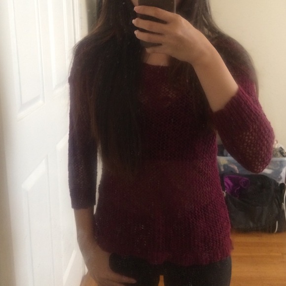 Sheer crochet sweater - Picture 4 of 4