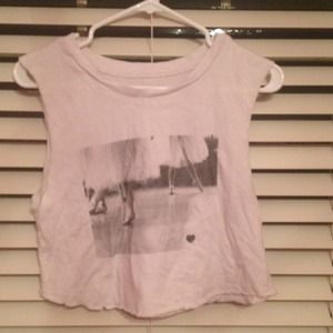 🌻SOLD ON VINTED🌻 Brandy Melville ballet crop top