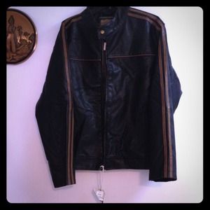Arizona Jeans Company Leather Men's Jacket L