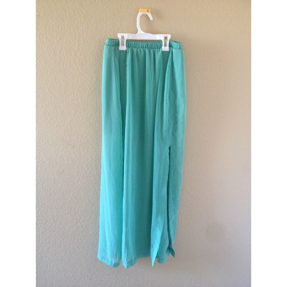 Forever 21 Mint Maxi Skirt