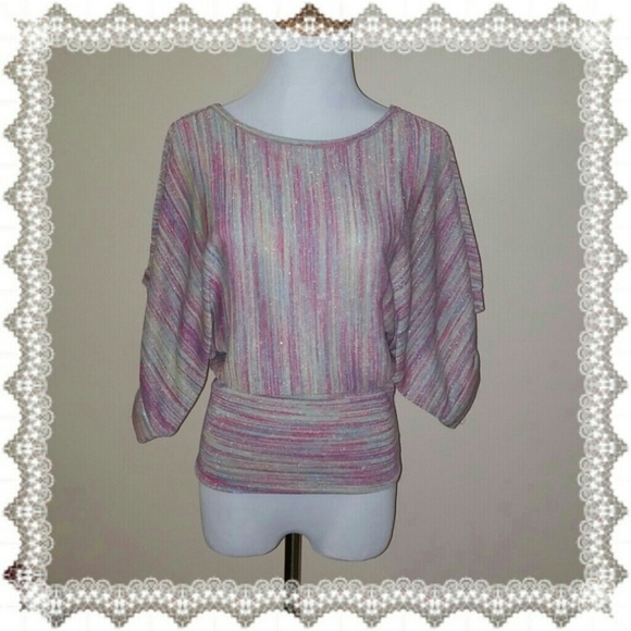 Multi Color Sweater Top
