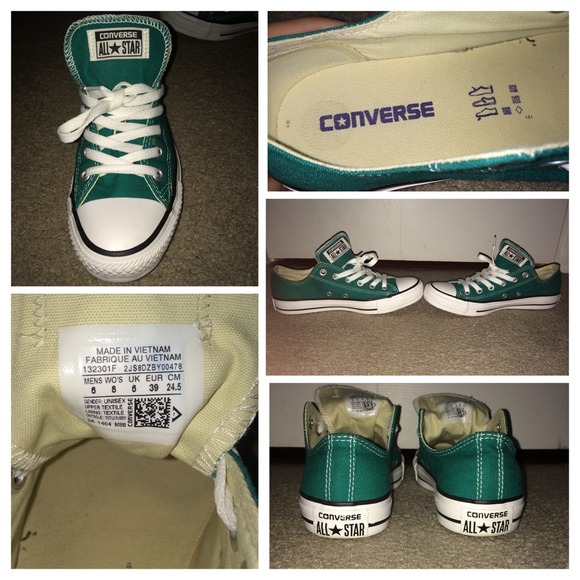 Turquoise converse