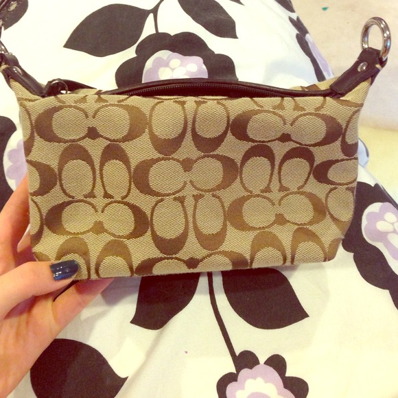 Coach makeup bag authentic
