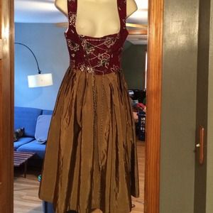 dirndl Oktoberfest costume corset dress xs s