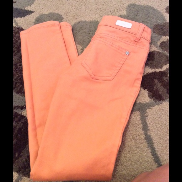 Peach capris